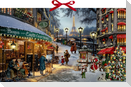 Wand-Adventskalender - Romantische Weihnachten in Paris