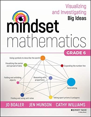 Boaler, Jo / Munson, Jen et al. Mindset Mathematics: Visualizing and Investigating Big Ideas, Grade 6. Wiley, 2019.