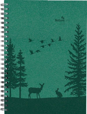 Alpha Edition (Hrsg.). Wochenplaner Nature Line Forest 2025 - Taschen-Kalender A5 - 1 Woche 2 Seiten - Ringbindung - 128 Seiten - Umwelt-Kalender - mit Hardcover - Alpha Edition. Neumann Verlage GmbH & Co, 2024.
