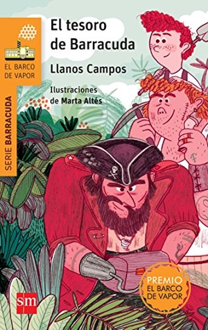 Altés García, Marta / Llanos Campos Martínez. El tesoro de Barracuda. Fundación Santa María-Ediciones SM, 2015.