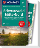 KOMPASS Wanderführer Schwarzwald Mitte-Nord, 50 Touren mit Extra-Tourenkarte