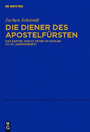 Johrendt, Jochen. Die Diener des Apostelfürsten - Das Kapitel von St. Peter im Vatikan (11.-13. Jahrhundert). De Gruyter, 2011.