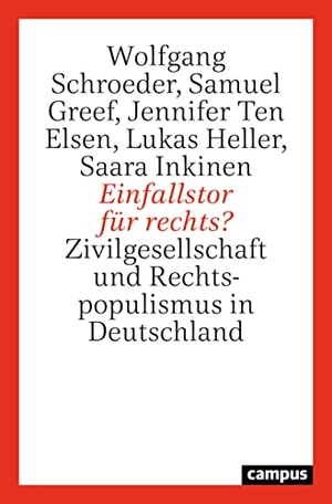 Schroeder, Wolfgang / Greef, Samuel et al. Einfallstor für rechts? - Zivilgesellschaft und Rechtspopulismus in Deutschland. Campus Verlag GmbH, 2022.