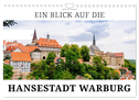 Ein Blick auf die Hansestadt Warburg (Wandkalender 2024 DIN A4 quer), CALVENDO Monatskalender