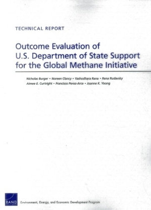 Burger, Nicholas / Clancy, Noreen et al. Outcome Evaluation of U.S. Department of State Support for the Global Methane Initiative. RAND Corporation, 2013.