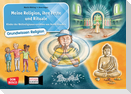 Meine Religion, ihre Feste und Rituale. Kinder der Weltreligionen erzählen von ihrem Glauben. Kamishibai Bildkartenset