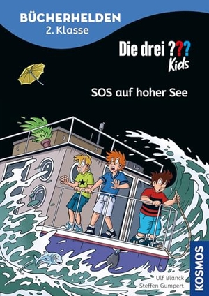 Blanck, Ulf. Die drei ??? Kids, Bücherhelden 2. Klasse, SOS auf hoher See - Gut lesen können - Erstlesebuch ab 7 Jahren mit Leserätseln zum Mitknobeln, spannende Detektivabenteuer mit Justus, Peter und Bob. Franckh-Kosmos, 2026.
