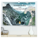 Norwegische Berg- und Fjordlandschaften (hochwertiger Premium Wandkalender 2024 DIN A2 quer), Kunstdruck in Hochglanz
