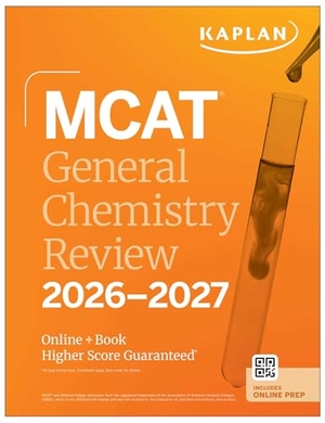 Kaplan Test Prep. MCAT General Chemistry Review 2026-2027 - Online + Book. Kaplan AEC Education, 2025.