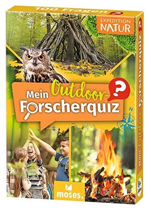 Vorbach, Britta / Annett Stütze. Mein Outdoor Forscherquiz. moses. Verlag GmbH, 2023.