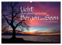 Licht über oberbayrischen Bergen und Seen (Wandkalender 2024 DIN A2 quer), CALVENDO Monatskalender