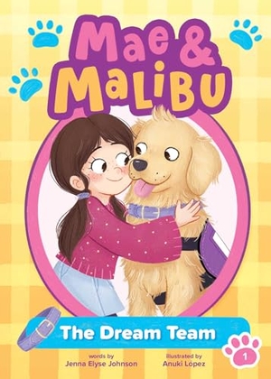 Johnson, Jenna Elyse. Mae & Malibu: The Dream Team (Mae & Malibu #1) (a Cute Chapter Book Series about a Girl and Her Service Dog). Little Bee Books, 2026.