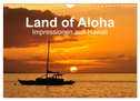 Hawaii - Land of Aloha (Wandkalender 2024 DIN A4 quer), CALVENDO Monatskalender
