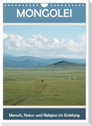 Mongolei - Mensch, Natur und Religion im Einklang (Wandkalender 2024 DIN A4 hoch), CALVENDO Monatskalender