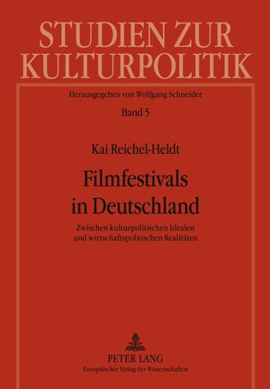 Reichel-Heldt, Kai. Filmfestivals in Deutschland - Zwischen kulturpolitischen Idealen und wirtschaftspolitischen Realitäten. Peter Lang, 2007.