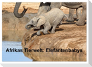 Afrikas Tierwelt: Elefantenbabys (Wandkalender 2025 DIN A2 quer), CALVENDO Monatskalender