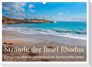 Strände der Insel Rhodos (Wandkalender 2024 DIN A3 quer), CALVENDO Monatskalender