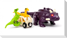 BRIO World - 36082 Dinosaurier Ankylosaurus | Zug & Dinosaurier-Spielset für Kinder ab 3 Jahren