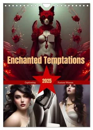 Aka Stine1, Christine. Enchanted Temptations (Wall Calendar 2025 DIN A4 portrait), CALVENDO 12 Month Wall Calendar - Captivating Fantasy Women. Calvendo, 2024.
