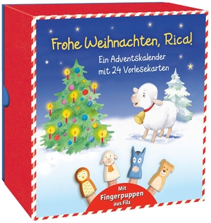 Simon, Katia. Frohe Weihnachten, Rica! - Ein Adventskalender für Kinder ab 3 Jahre - mit 24 Vorlesekarten und 4 Fingerpuppen. Kaufmann Ernst Vlg GmbH, 2026.