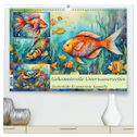 Geheimnisvolle Unterwasserwelten (hochwertiger Premium Wandkalender 2025 DIN A2 quer), Kunstdruck in Hochglanz