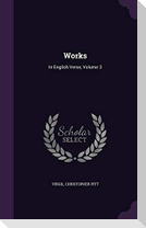 Works: In English Verse, Volume 3
