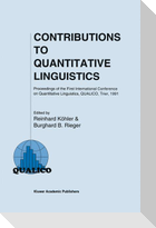 Contributions to Quantitative Linguistics