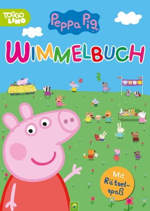 Peppa Pig Wimmelbuch - Mit Rätselspaß für Kinder ab 3 Jahren | Wimmelspaß mit Peppa Wutz. Schwager und Steinlein, 2022.