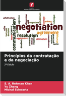 Princípios da contratação e da negociação