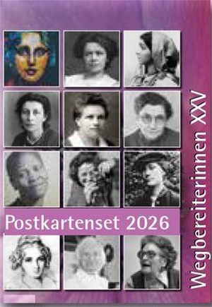 Notz, Gisela (Hrsg.). Postkartenset: Wegbereiterinnen XXV. AG SPAK Bücher, 2026.