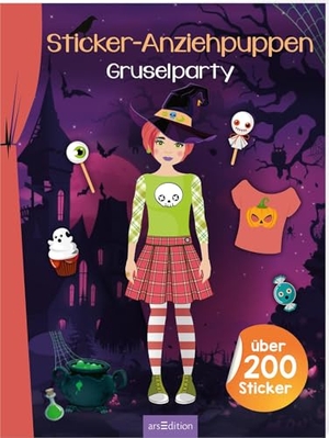 Sticker-Anziehpuppen - Gruselparty - Über 200 Sticker. Ars Edition GmbH, 2026.