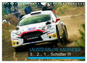 Lausitz-Rallye Kalender (Wandkalender 2024 DIN A4 quer), CALVENDO Monatskalender