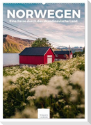 Norwegen - Eine Reise durch das skandinavische Land. (Wandkalender 2024 DIN A2 hoch), CALVENDO Monatskalender