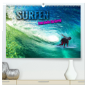 Surfen - from Inside the Barrel (hochwertiger Premium Wandkalender 2024 DIN A2 quer), Kunstdruck in Hochglanz