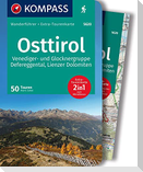 KOMPASS Wanderführer Osttirol, Venediger- und Glocknergruppe, Defereggental, Lienzer Dolomiten, 50 Touren mit Extra-Tourenkarte