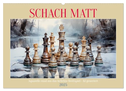 Schach Matt (Wandkalender 2025 DIN A2 quer), CALVENDO Monatskalender