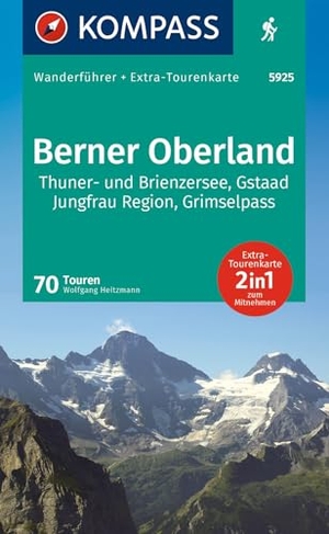 Heitzmann, Wolfgang. KOMPASS Wanderführer Berner Oberland, 70 Touren mit Extra-Tourenkarte - GPS-Daten zum Download. Kompass Karten GmbH, 2024.