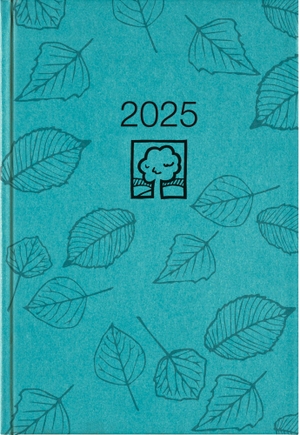Zettler Kalender (Hrsg.). Wochenbuch türkis 2025 - Bürokalender 14,6x21 cm - 1 Woche auf 2 Seiten - 128 Seiten - mit Eckperforation - Notizbuch - Blauer Engel - 766-0717. Neumann Verlage GmbH & Co, 2024.