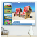 Langeoog - Sommer, Sonne, Strand (hochwertiger Premium Wandkalender 2025 DIN A2 quer), Kunstdruck in Hochglanz