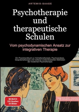 Saage - Deutschland, Artemis. Psychotherapie und therapeutische Schulen: Vom psychodynamischen Ansatz zur integrativen Therapie - Ein Praxishandbuch zu Verhaltenstherapie, Psychoanalyse, Gesprächstherapie und weiteren evidenzbasierten Methoden der modernen Psychotherapie. Saage Books, 2025.