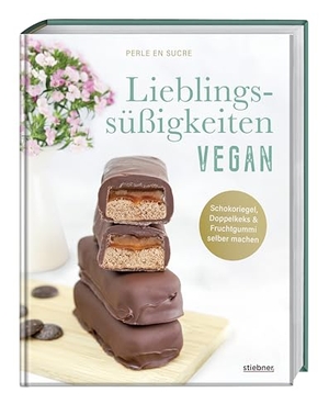 Perle en sucre. Lieblingssüßigkeiten vegan - Schokoriegel, Doppelkeks & Fruchtgummi selber machen. Das Rezeptbuch für vegane Süßigkeiten wie Riegel, Kekse & weitere leckere Lieblings-Snacks von früher und heute. Stiebner Verlag GmbH, 2024.