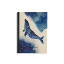 matabooks - Nachhaltiges A6 Notizbuch/Skizzenbuch/Tagebuch/Bullet Journal/Schreibheft aus Graspapier - Steifbroschur Dahara Farbe: Lunar Mystic Blue
