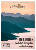 Die Lofoten ¿ Landschaftsfotografien aus Nordnorwegen (Tischkalender 2025 DIN A5 hoch), CALVENDO Monatskalender