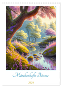 Märchenhafte Bäume (Wandkalender 2024 DIN A3 hoch), CALVENDO Monatskalender