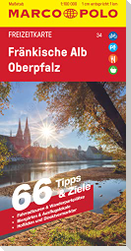MARCO POLO Freizeitkarte 34 Fränkische Alb, Oberpfalz 1:100.000
