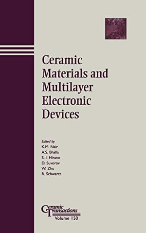 Nair / Bhalla AS et al. Ceramic Materials CT Vol 150. John Wiley & Sons, 2003.
