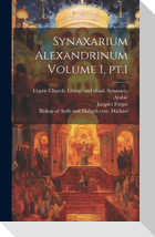 Synaxarium Alexandrinum Volume 1, pt.1