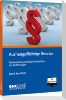 Aushangpflichtige Gesetze