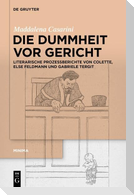 Die Dummheit vor Gericht