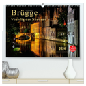 Brügge - Venedig des Nordens (hochwertiger Premium Wandkalender 2024 DIN A2 quer), Kunstdruck in Hochglanz